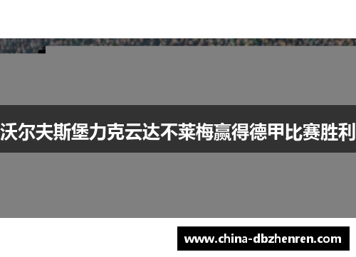 沃尔夫斯堡力克云达不莱梅赢得德甲比赛胜利